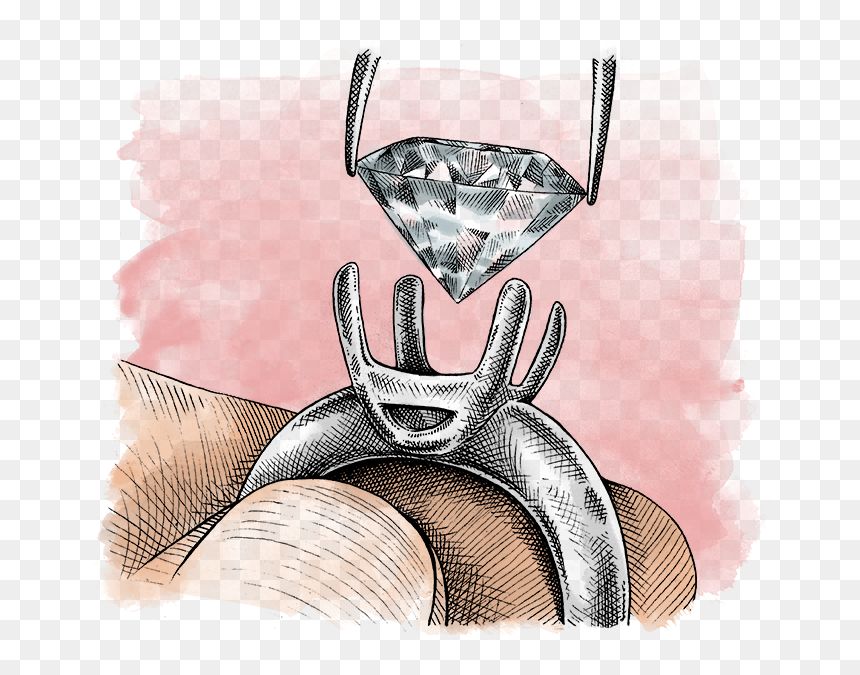 Proceso - Illustration, HD Png Download - anillos de boda png