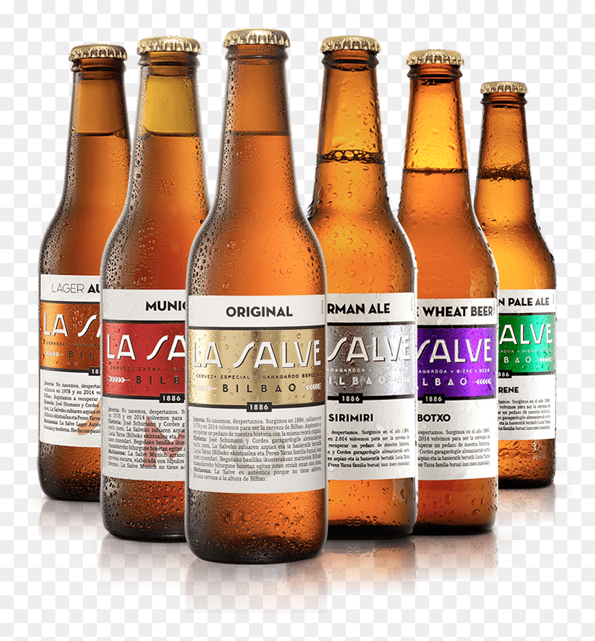 Glass Bottle, HD Png Download - cervezas png