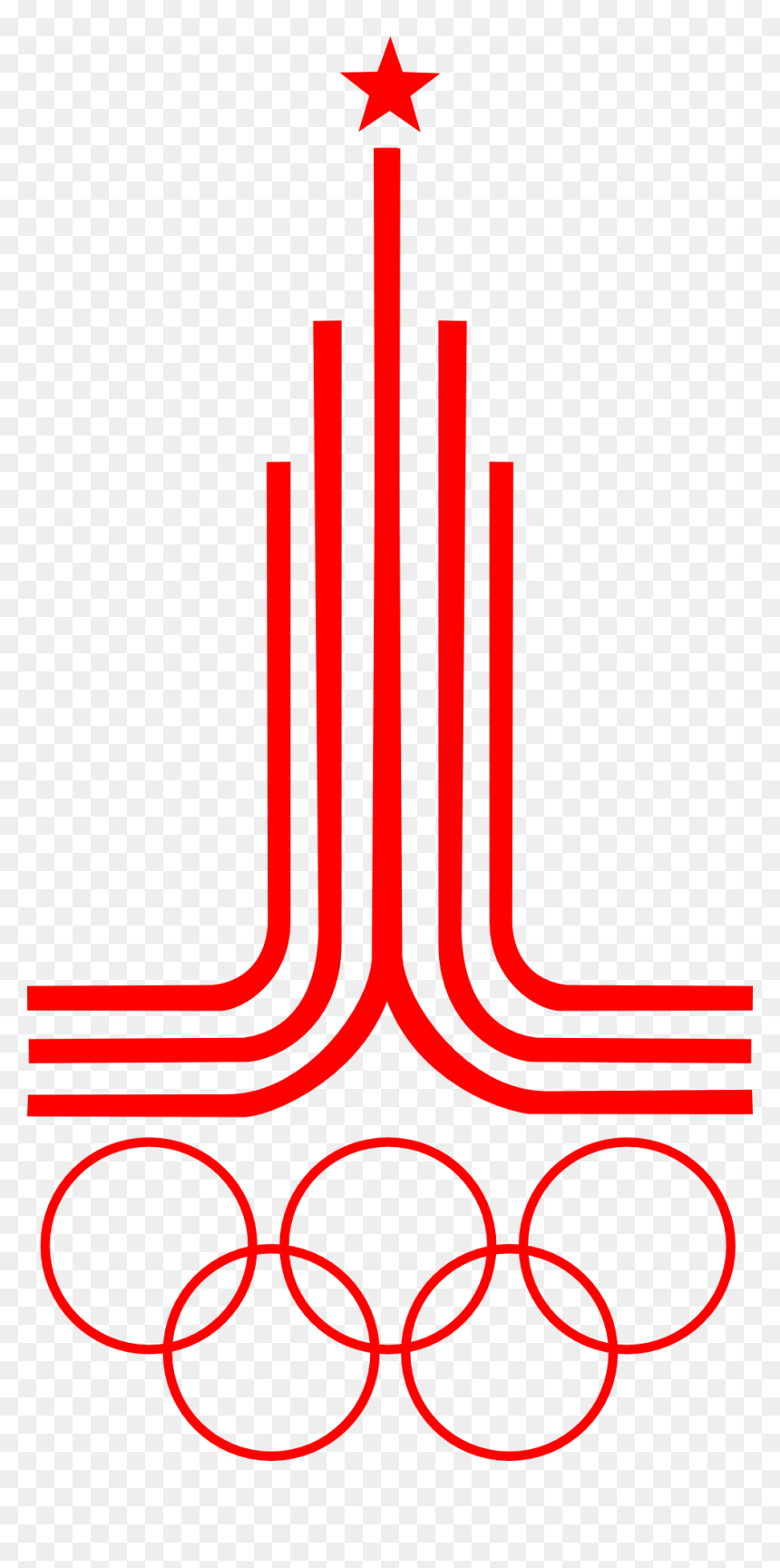 Olympic Games 1980 Logo, HD Png Download - ussr png