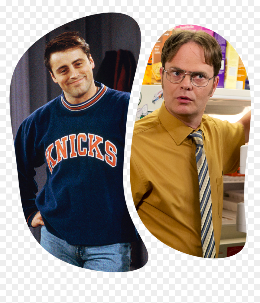 Joey From Friends And Dwight From The Office - Joey Friends Png, Transparent Png - netflix.png