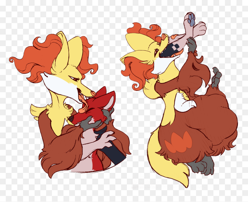 Hungry Delphox - Delphox Vore, HD Png Download - delphox png