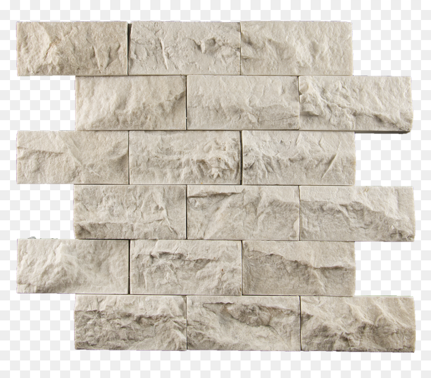 Crema Nova Marble Mosaic Tile - Stone Wall, HD Png Download - 2x4 png