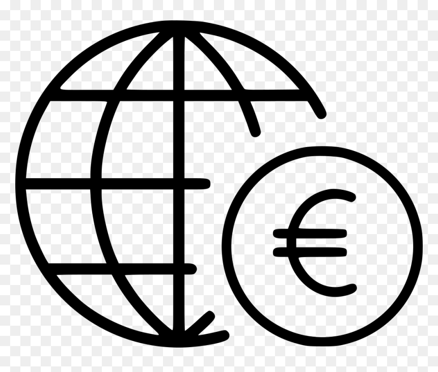Euro Finance Globe Global Worldwide - Transparent Web Icon Free, HD Png Download - worldwide png