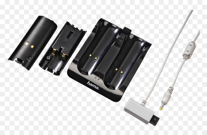 Abx High-res Image - Hama Dual Slim V2" Charger Charging Stand, HD Png Download - nintendo wii png