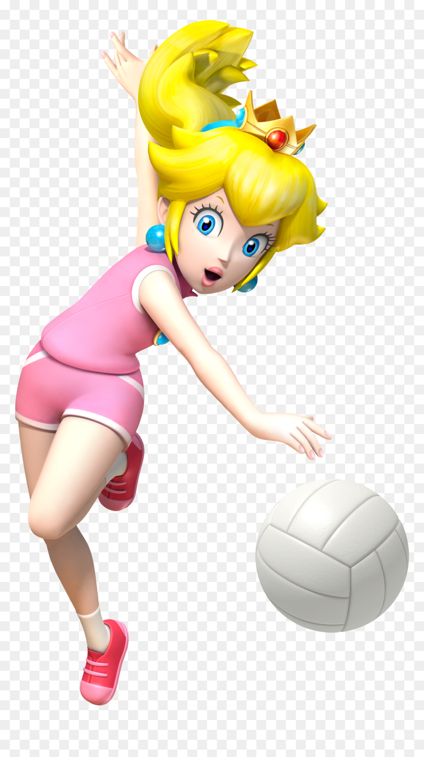 Peach Snes Png - Mario Sports Mix Png, Transparent Png - nintendo wii png