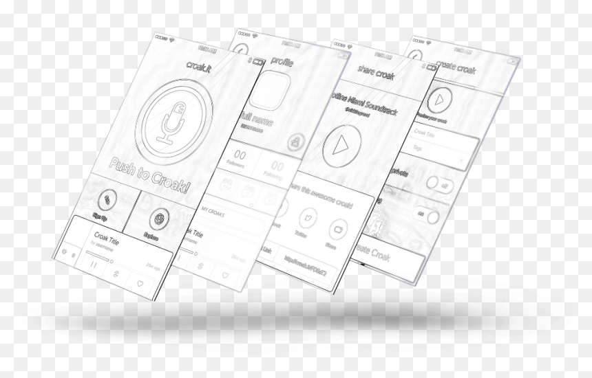 Paper, HD Png Download - iphone wireframe png