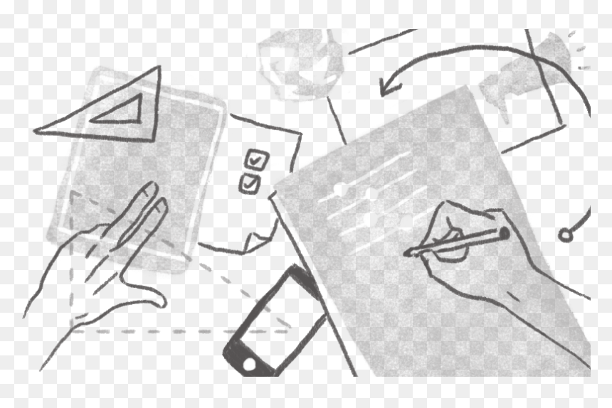 Sketch, HD Png Download - white post it png