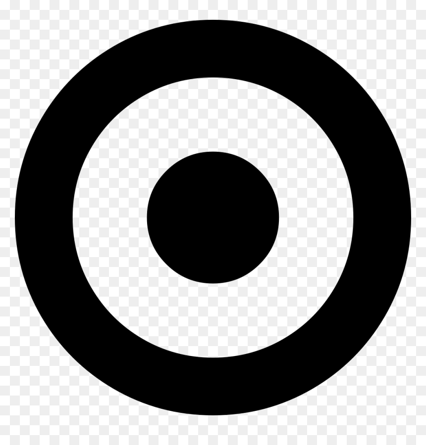 Copyright Clipart, HD Png Download - dot circle png