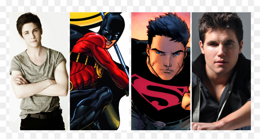 Logan Lerman Red Robin, HD Png Download - tim drake png
