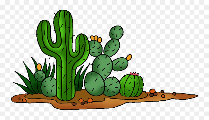 Cactus Cliparts, HD Png Download - saguaro png