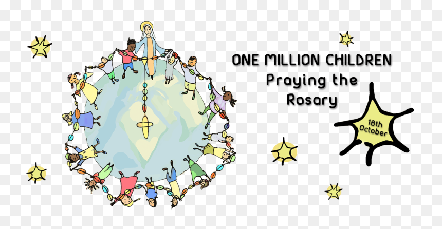 Milion Detí Sa Modlí Ruženec, HD Png Download - rosary clipart png