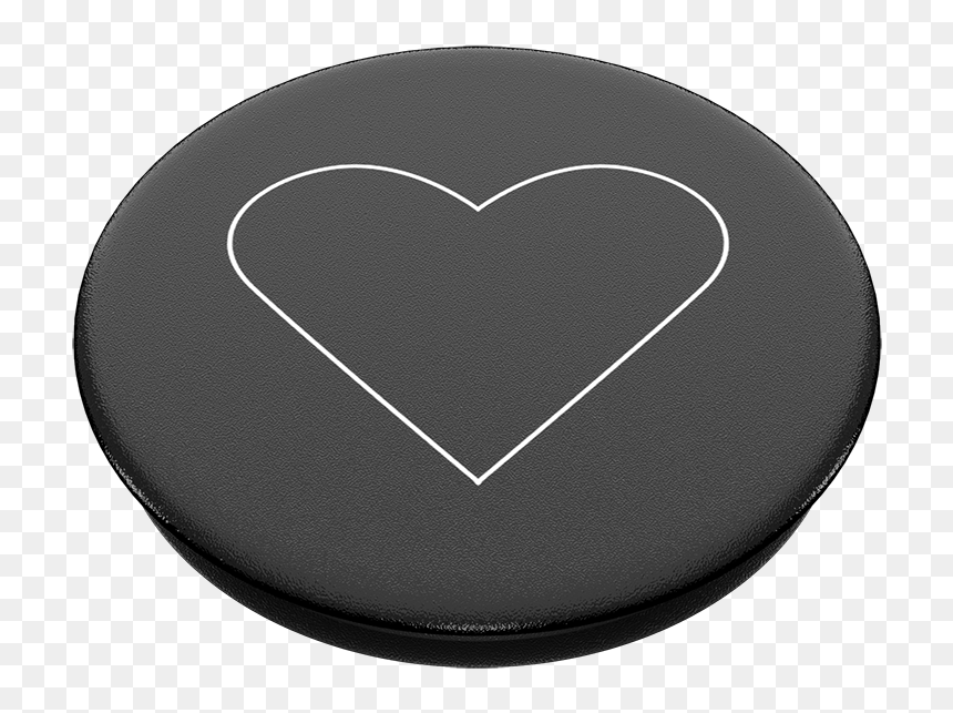 Heart, HD Png Download - black and white heart png