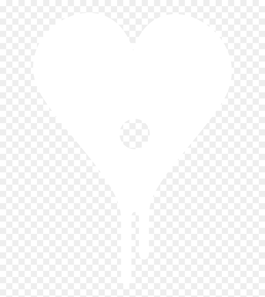 My Heart Is Black And Bleeding, HD Png Download - black and white heart png