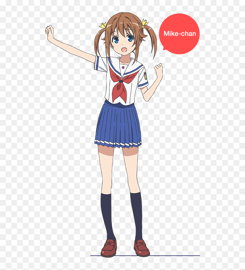 Misaki Akeno, HD Png Download - anime school girl png