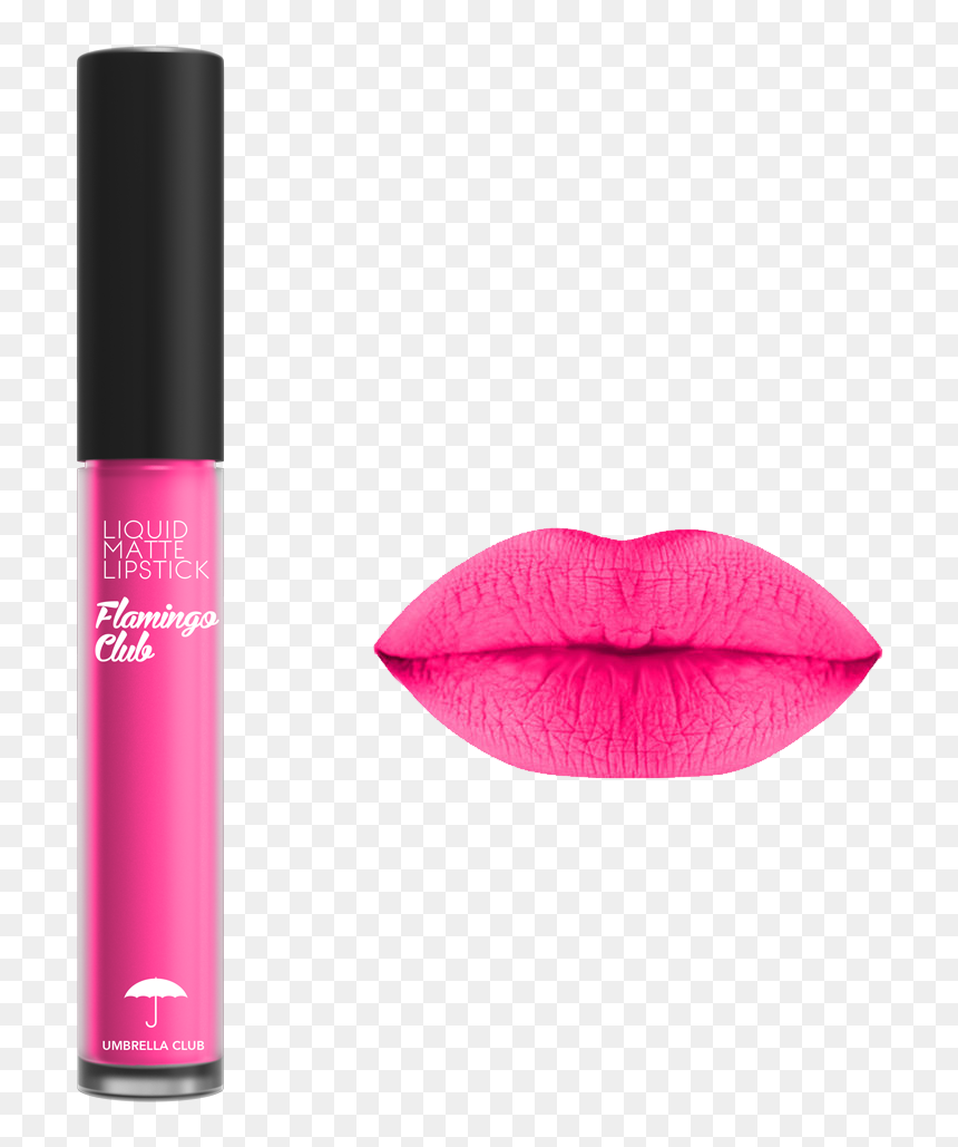 Hot Pink Lipstick Gloss, HD Png Download - pink lipstick png