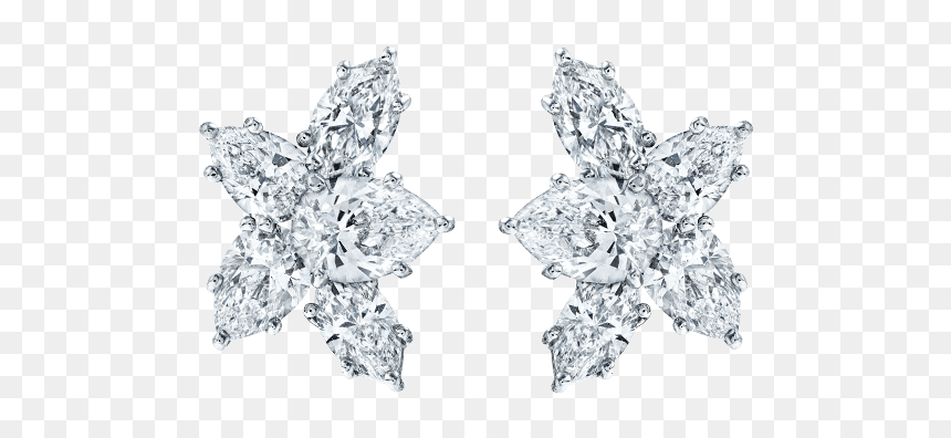 Harry Winston Earring, HD Png Download - star cluster png
