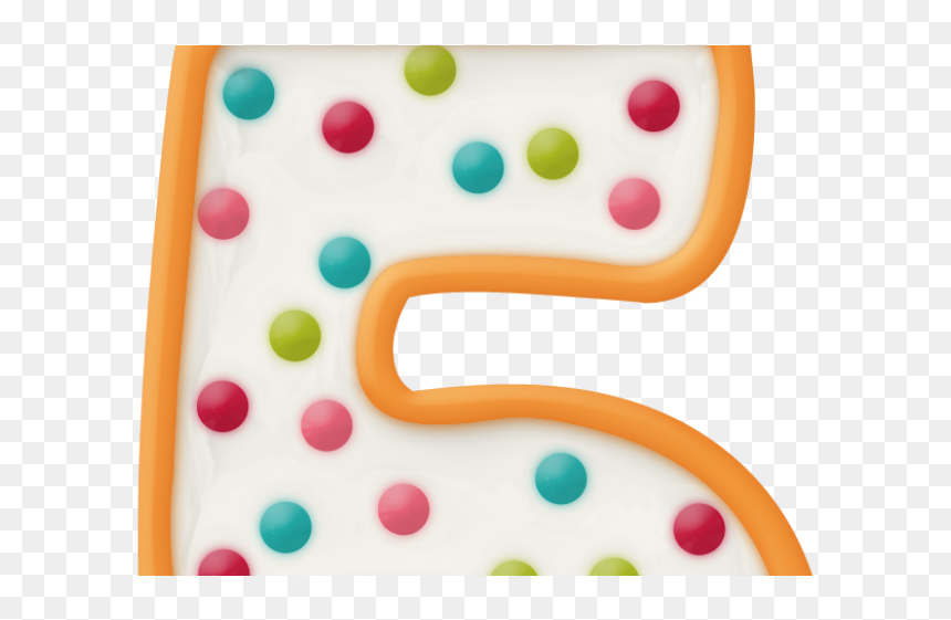 5 Birthday Candle Clipart, HD Png Download - velas png