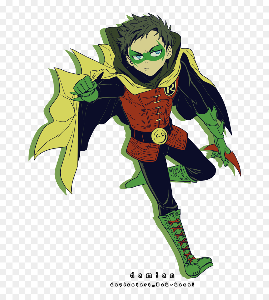Damian Wayne Fanart, HD Png Download - damian wayne png