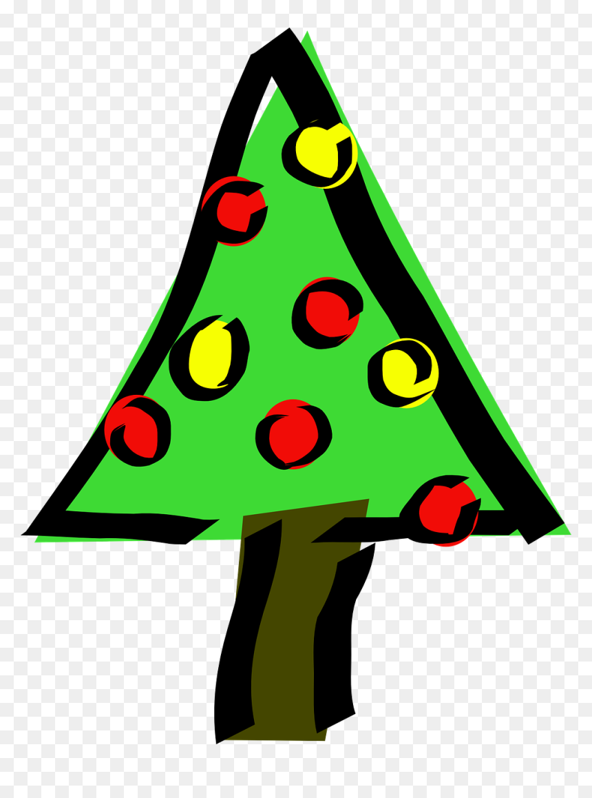 Christmas Tree Clip Art, HD Png Download - decorations png