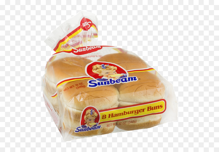 Bun, HD Png Download - hamburger bun png