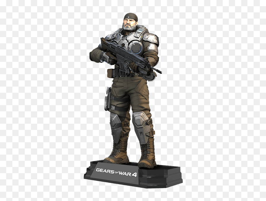 Gears Of War 4 Marcus Fenix Figure, HD Png Download - marcus fenix png