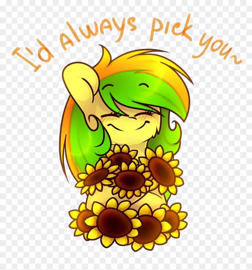 Happy Valentines Day Sunflower, HD Png Download - happy valentine day png