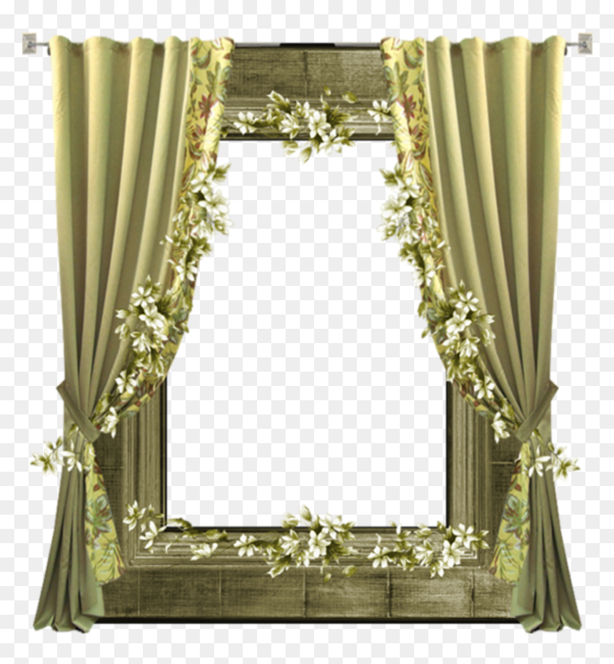 Transparent Background Curtains Png, Png Download - window curtains png