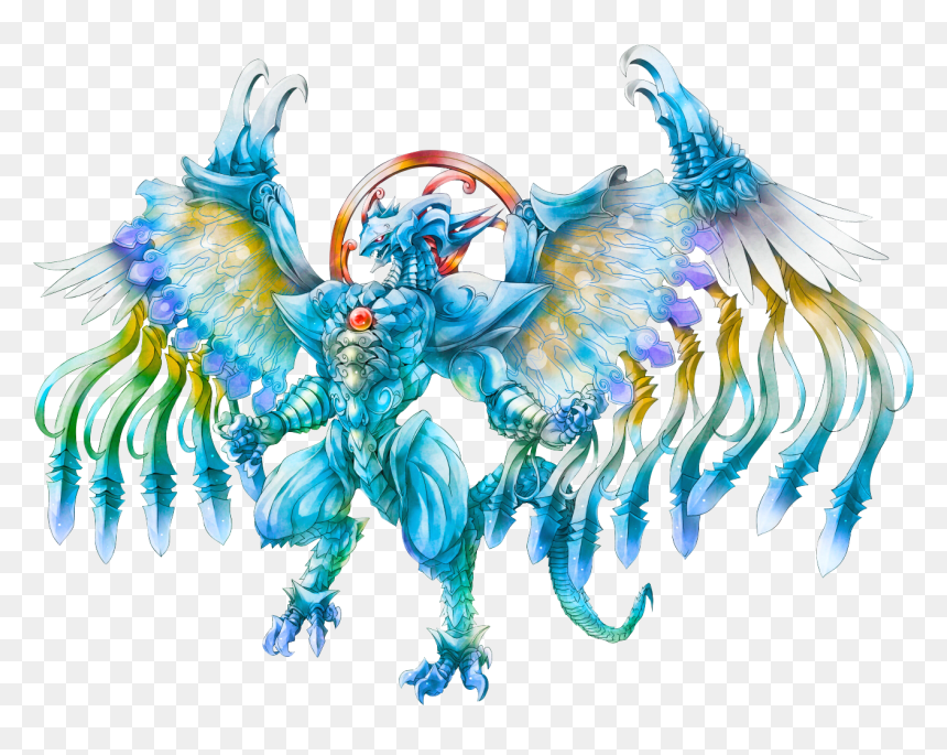 Yu Gi Oh Neo Spaced Dragon, HD Png Download - dragon border png