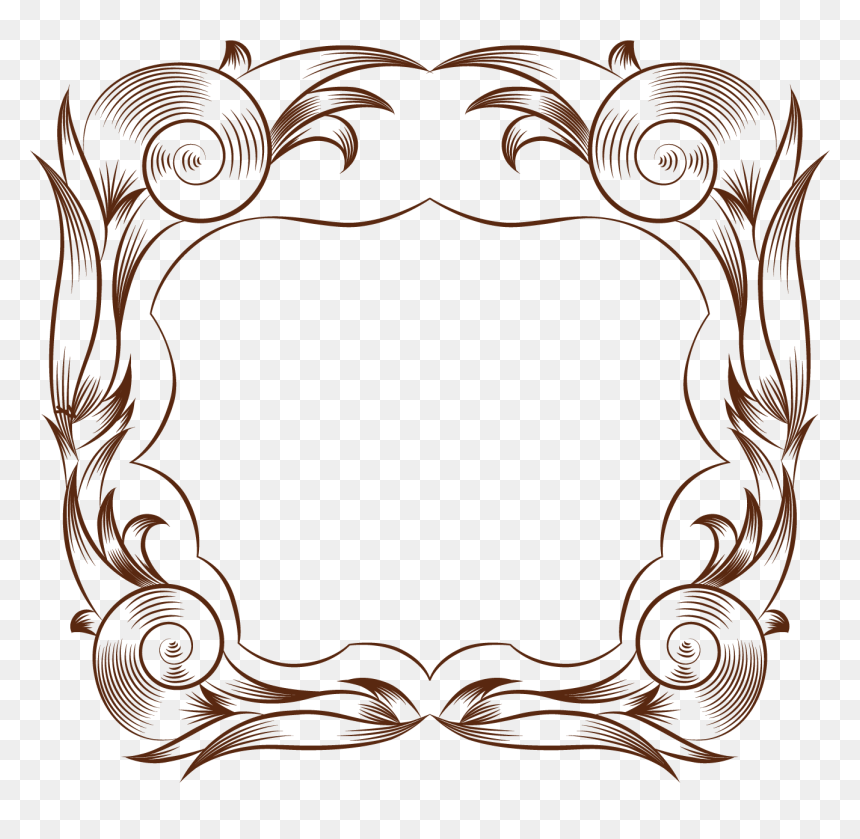 Free Png Ornamental Frame - Circle, Transparent Png - decorative banner png