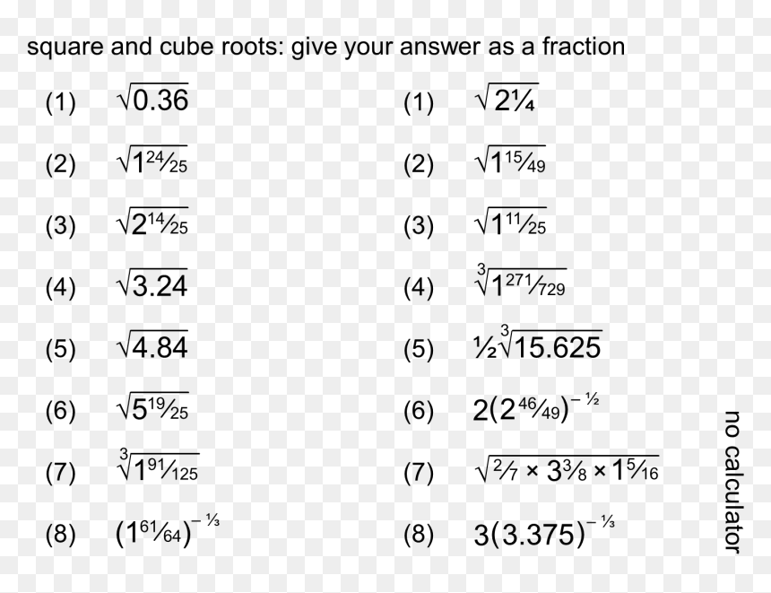 Number, HD Png Download - square root symbol png
