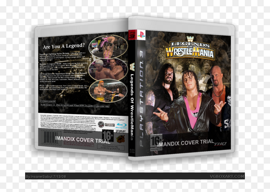Wwe Legends Of Wrestlemania Ps3, HD Png Download - wrestlemania png