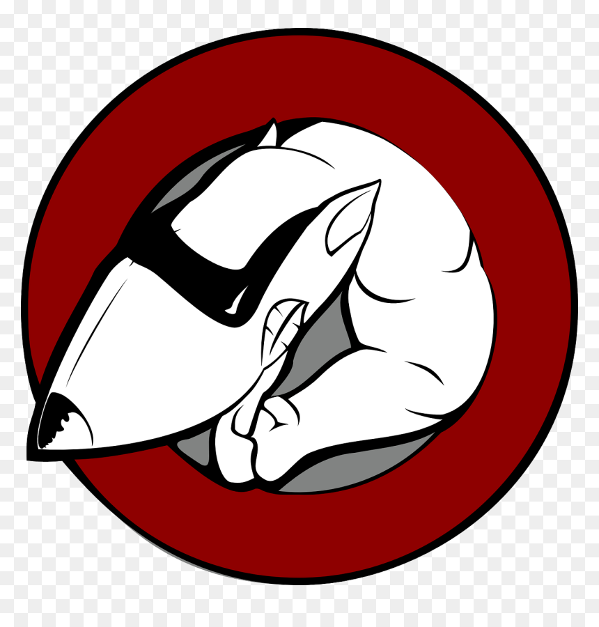 Bull Terrier Skinhead, HD Png Download - angry wolf png