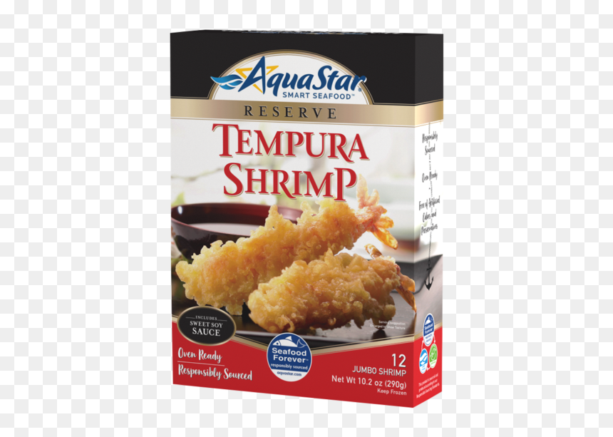 Aqua Star Crispy Battered Alaskan Cod, HD Png Download - fried shrimp png
