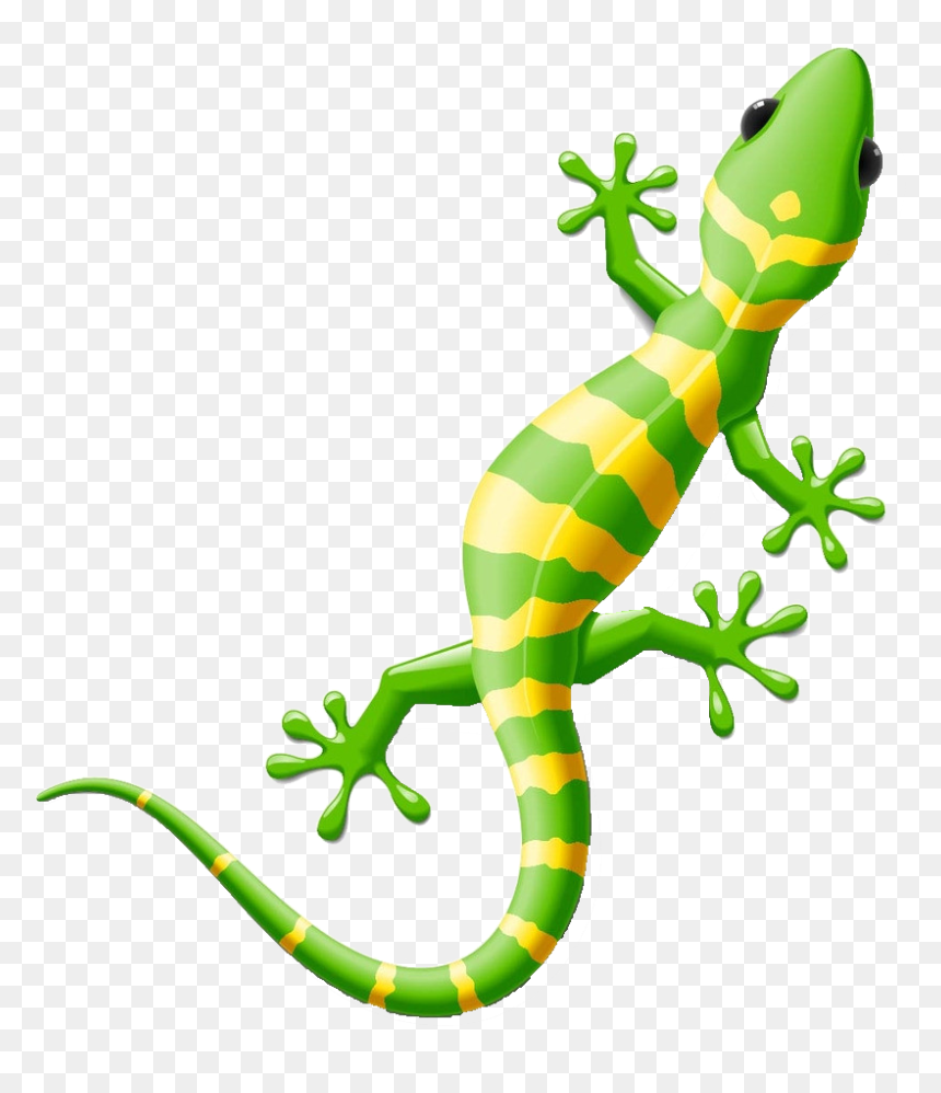 Gecko Clipart, HD Png Download - lizard tongue png
