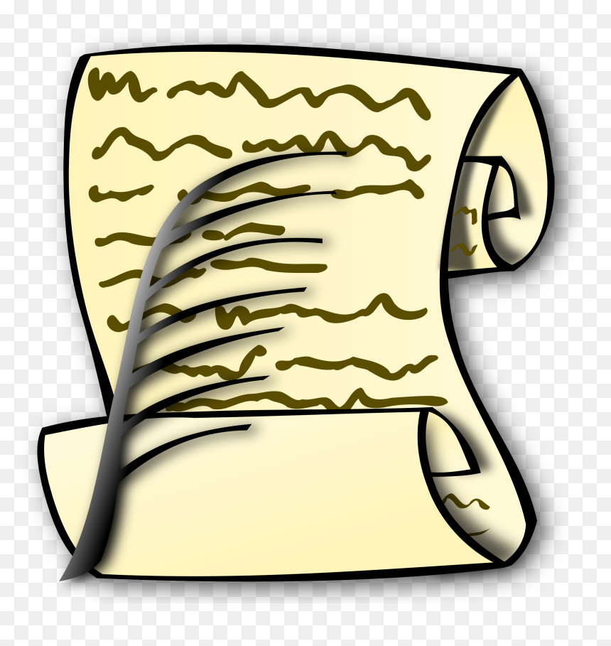 Bill Of Rights Png, Transparent Png - scroll paper png