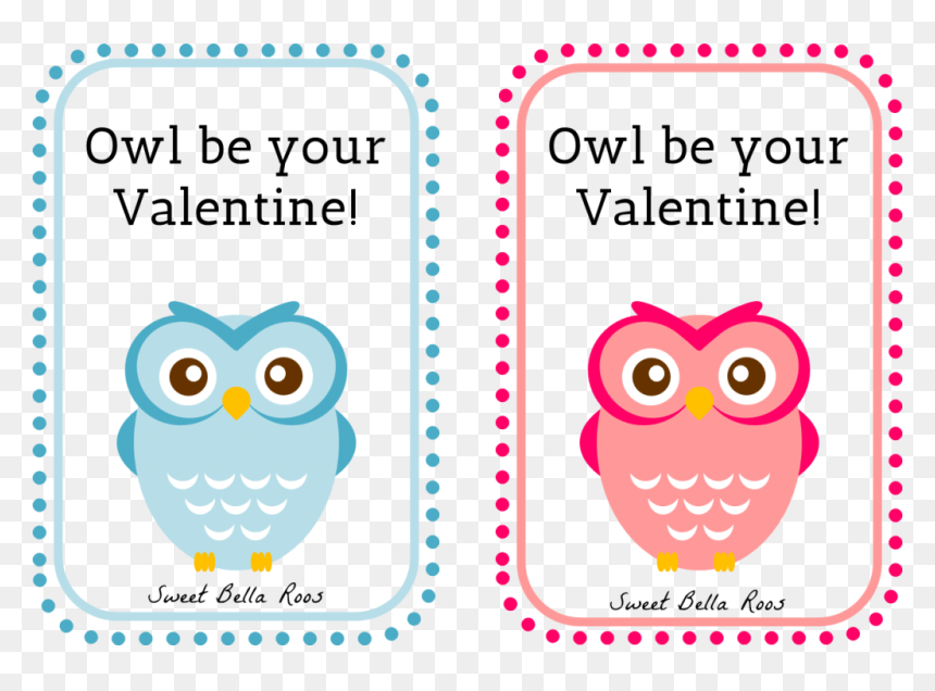 Bear Valentine Card Printable, HD Png Download - pink owl png