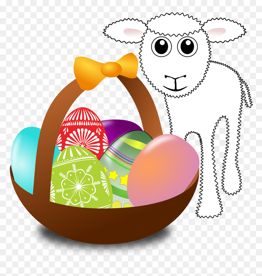 Easter Egg Clip Art, HD Png Download - easter egg basket png