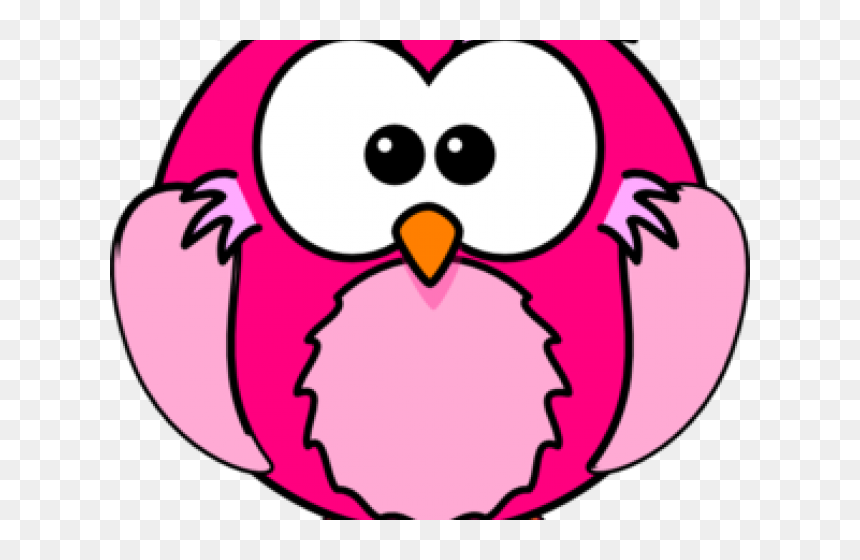 Cute Animals Cartoon Png, Transparent Png - pink owl png