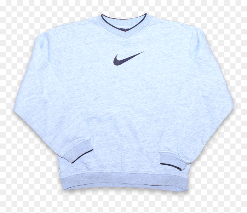 Sweater, HD Png Download - white nike swoosh png