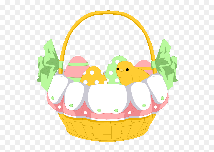 Easter, HD Png Download - easter egg basket png