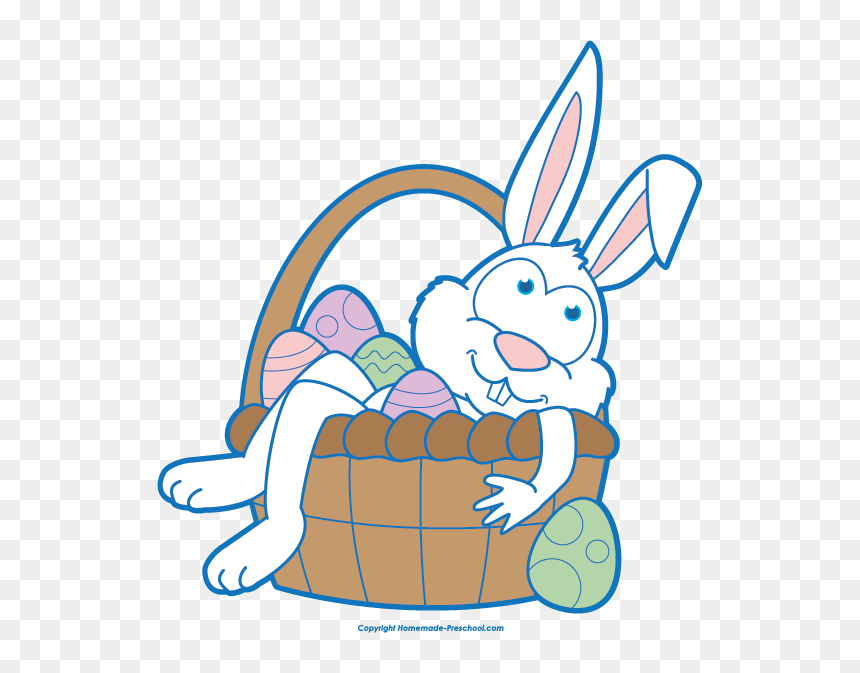 Clipart Photo Of Easter Basket, HD Png Download - easter egg basket png