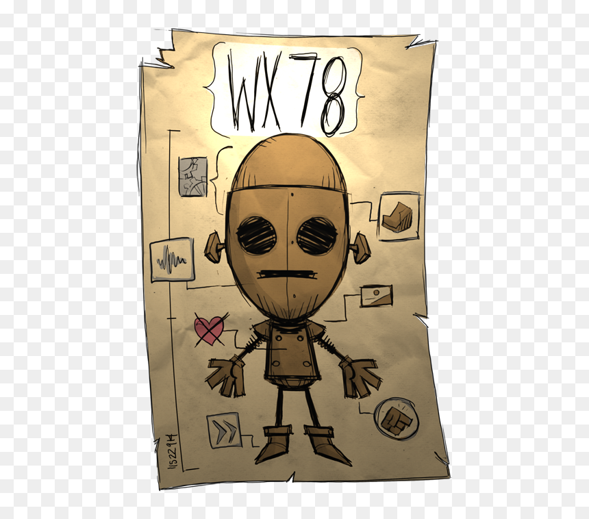 Wx-78 - Don T Starve Characters Wx 78, HD Png Download - don't starve logo png