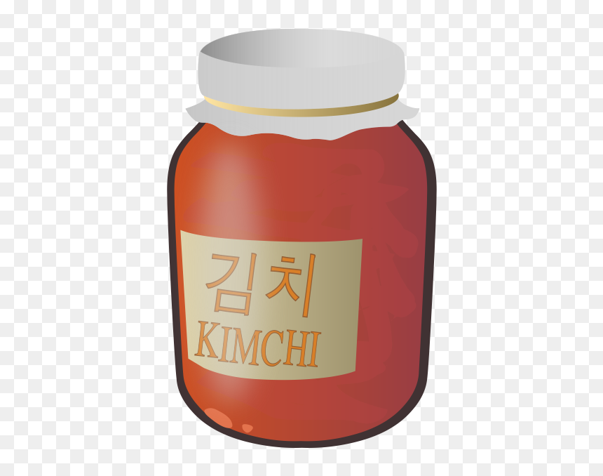 Food Kimchi - Bottle, HD Png Download - kimchi png