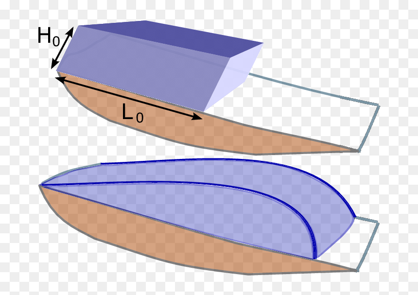 Canoe, HD Png Download - ice block png