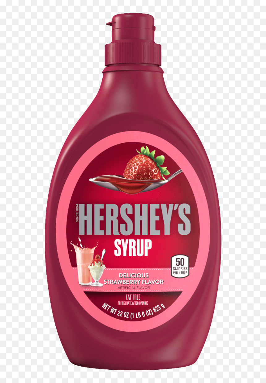 Hershey's Strawberry Syrup, HD Png Download - hershey png