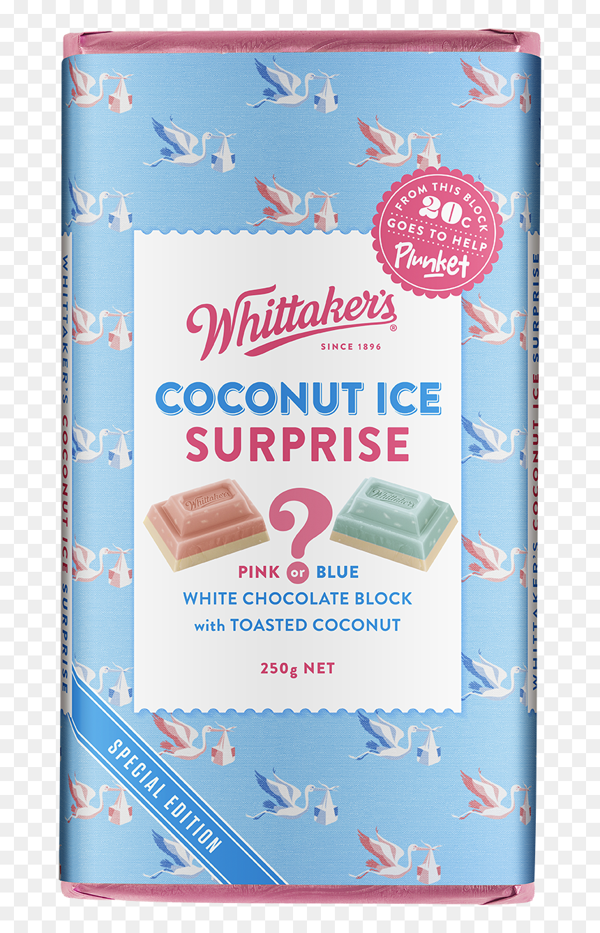 Coconut Ice Surprise - Whittaker Coconut Ice, HD Png Download - ice block png
