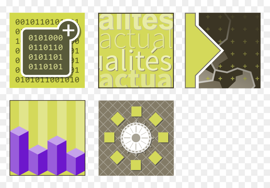 Five Web Square Icons Clip Arts - Graphic Design, HD Png Download - square icon png