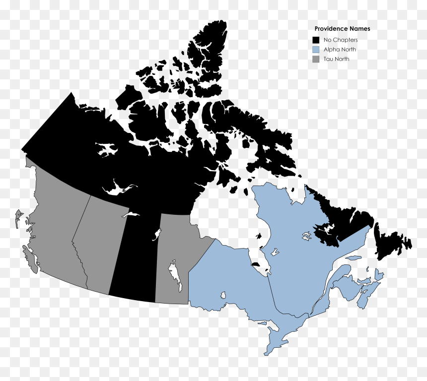 Phi Delta Theta Providence Map Canada Trans - Canada Federal Election 2008, HD Png Download - theta png