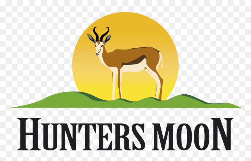 Cropped Huntersmoon Logo On White 1 - Thomson's Gazelle, HD Png Download - antelope png