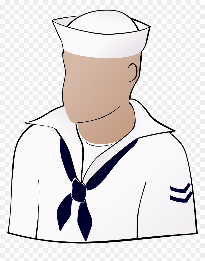 Another Faceless Sailor Clip Arts - Sailor Clip Art, HD Png Download - faceless png
